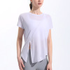 Fitness clothing tops yoga vest short sleeve t-shirt 10