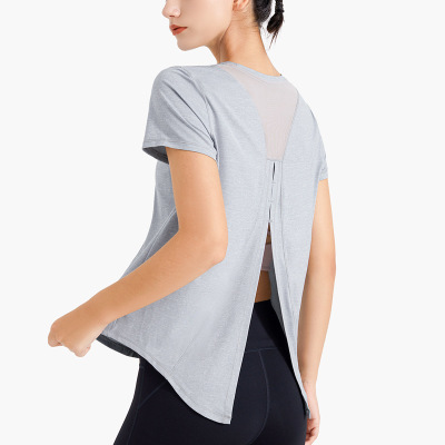 Fitness short sleeve outdoor running clothes 136