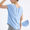 Fitness top loose slim outdoor running blouse 48