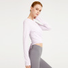 Ladies breathable slim fit strappy long sleeve yoga clothes 97