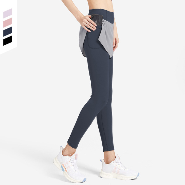 Running stretch sports cropped trousers 89