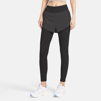 Running stretch sports cropped trousers 89