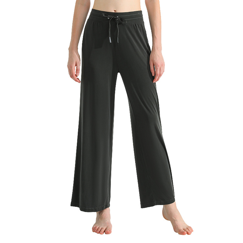 Slim high waist yoga pants with drape 47