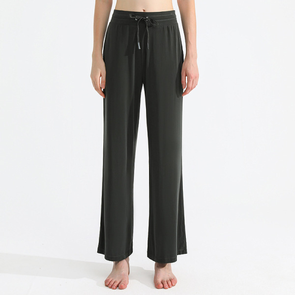 Slim high waist yoga pants with drape 47