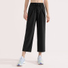 Straight all-match sweatpants wide-leg fitness casual cropped pants 45