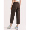 Straight all-match sweatpants wide-leg fitness casual cropped pants 45