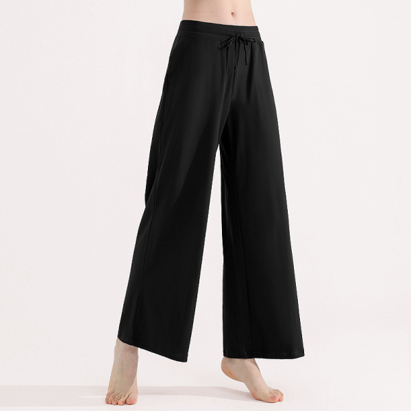 women's fitness breathable wide leg pants 64