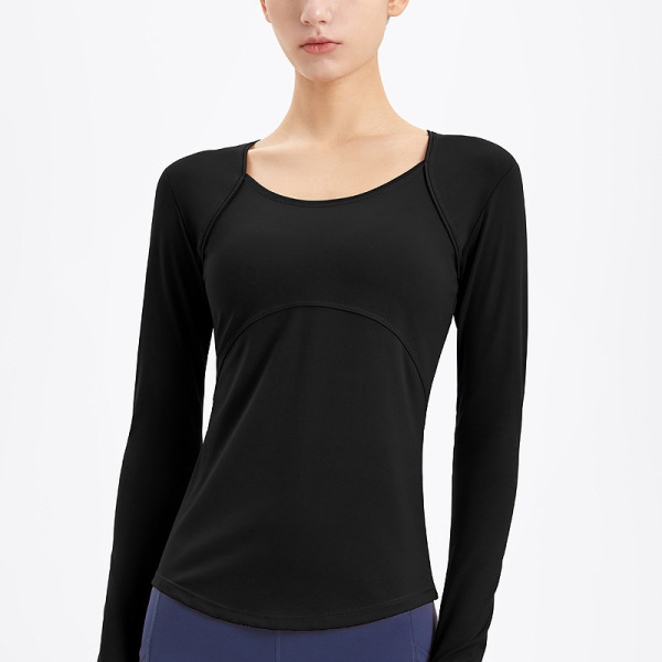 women's running slim long sleeve sports top 98